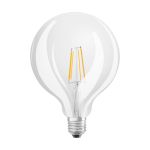 Ledvance Classic LED E27 Globe Fadenlampe Klar 4W 470lm - 827 Extra Warmweiß | Ersatz für 40W