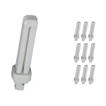 Mehrfachpackung 10x Osram Dulux D 18W 840 | Kaltweiß - 2-Pins