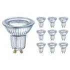 Mehrfachpackung 10x Osram Parathom LED-Spot GU10 PAR16 4.3W 350lm 120D - 830 Warmweiß | Ersatz für 50W