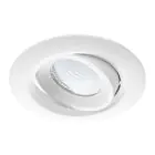 Noxion LED-Spot Droplet schwenkbar Weiß 6W 400lm 36D - 927 Extra Warmweiß | Ausschnitt 85mm - IP44 - Höchste Farbwiedergabe - Dimmbar