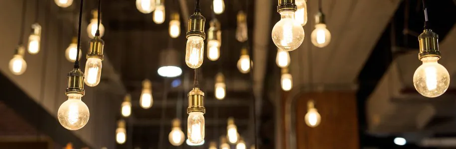 Dekorative LED-Beleuchtung  mit Retro LEDs